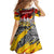 Papua New Guinea 50th Independence Day Family Matching Off Shoulder Maxi Dress and Hawaiian Shirt Celebrate Our History, Inspire Our Future
