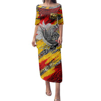 Papua New Guinea 50th Independence Day Family Matching Puletasi and Hawaiian Shirt Celebrate Our History, Inspire Our Future