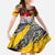 Papua New Guinea 50th Independence Day Family Matching Tank Maxi Dress and Hawaiian Shirt Celebrate Our History, Inspire Our Future