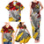 Papua New Guinea 50th Independence Day Family Matching Tank Maxi Dress and Hawaiian Shirt Celebrate Our History, Inspire Our Future
