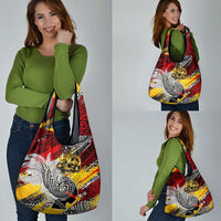 Papua New Guinea 50th Independence Day Grocery Bag Celebrate Our History, Inspire Our Future