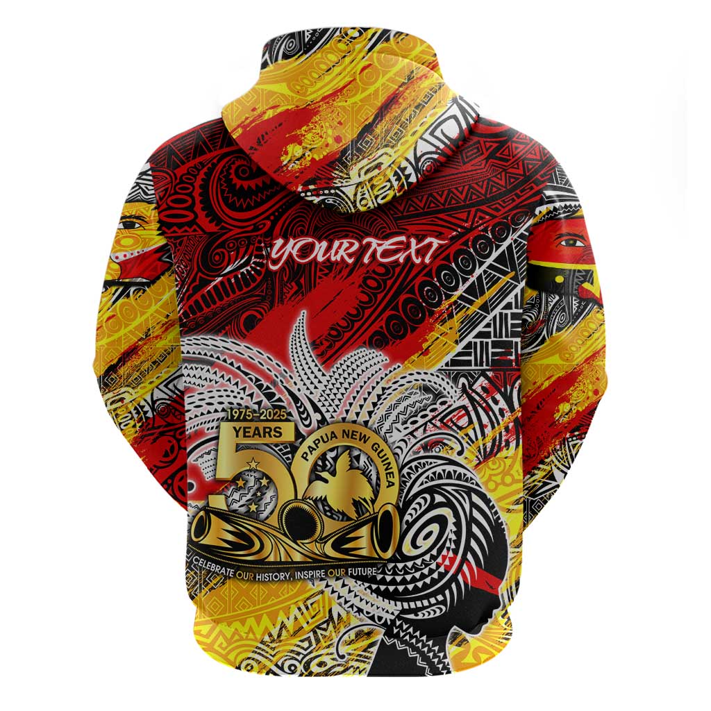 Papua New Guinea 50th Independence Day Hoodie Celebrate Our History, Inspire Our Future