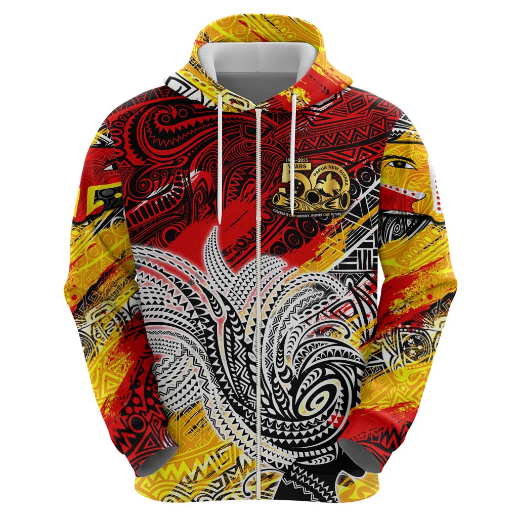 Papua New Guinea 50th Independence Day Hoodie Celebrate Our History, Inspire Our Future