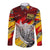 Papua New Guinea 50th Independence Day Long Sleeve Button Shirt Celebrate Our History, Inspire Our Future