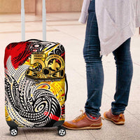 Papua New Guinea 50th Independence Day Luggage Cover Celebrate Our History, Inspire Our Future