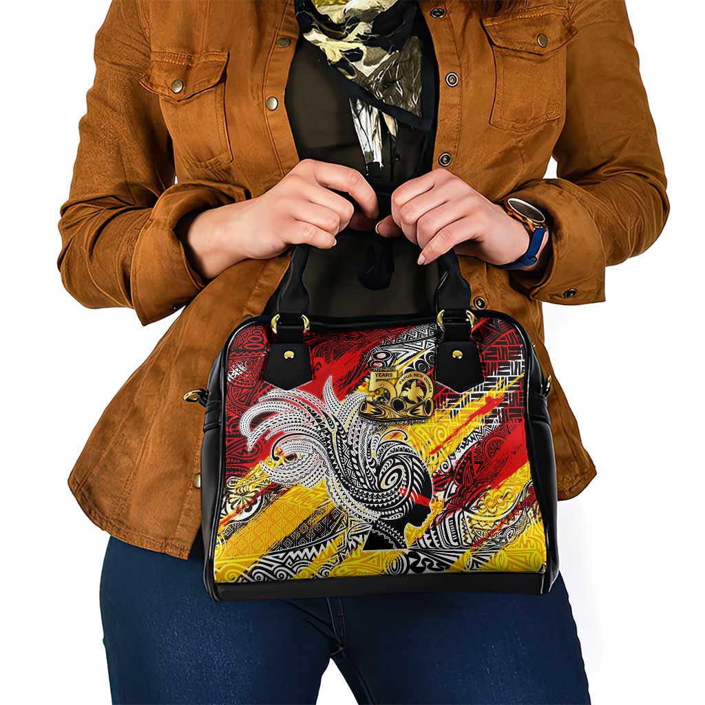 Papua New Guinea 50th Independence Day Shoulder Handbag Celebrate Our History, Inspire Our Future