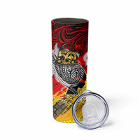 Papua New Guinea 50th Independence Day Skinny Tumbler Celebrate Our History, Inspire Our Future