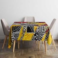 Papua New Guinea 50th Independence Day Tablecloth Celebrate Our History, Inspire Our Future