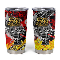 Papua New Guinea 50th Independence Day Tumbler Cup Celebrate Our History, Inspire Our Future