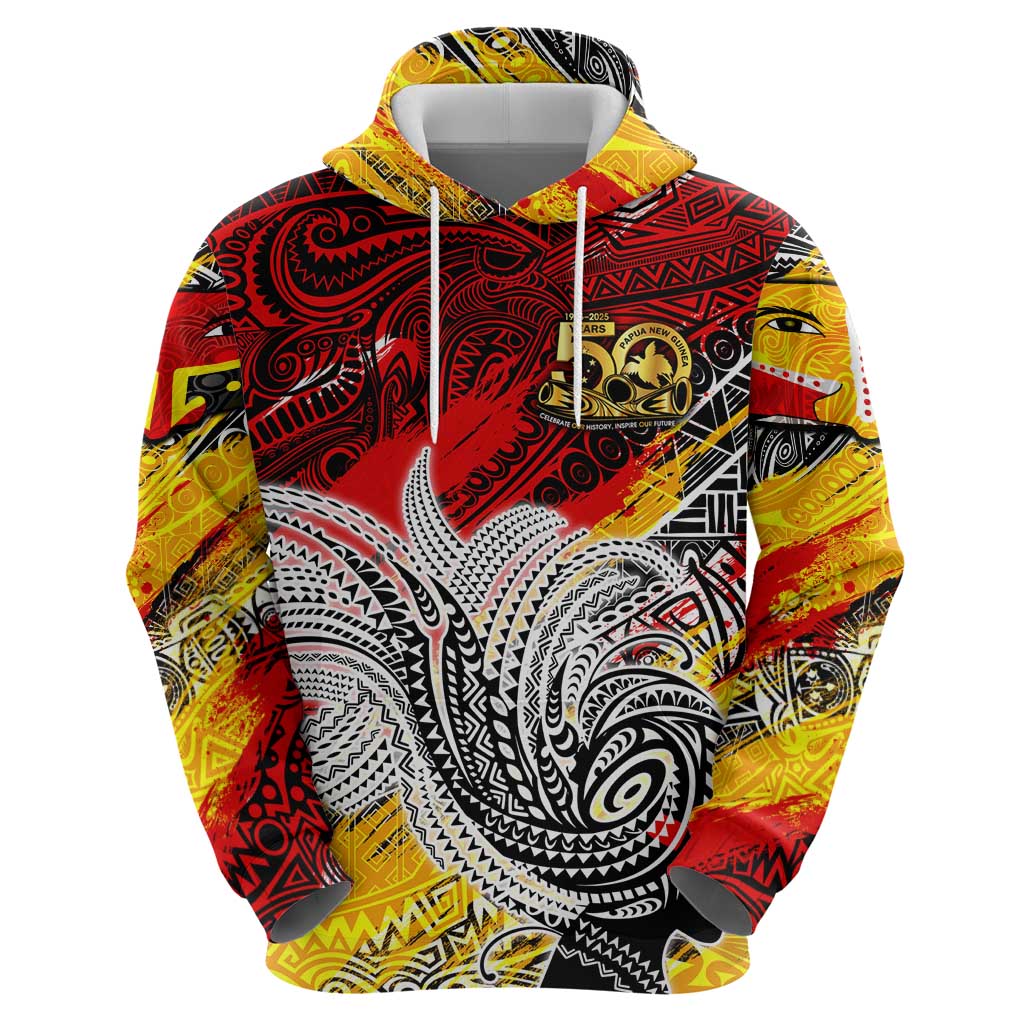 Papua New Guinea 50th Independence Day Zip Hoodie Celebrate Our History, Inspire Our Future
