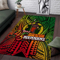 Vanuatu 45th Independence Anniversary Area Rug Embracing Our Traditions Shaping Our Future