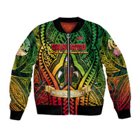 Vanuatu 45th Independence Anniversary Bomber Jacket Embracing Our Traditions Shaping Our Future
