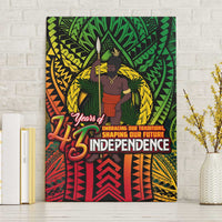 Vanuatu 45th Independence Anniversary Canvas Wall Art Embracing Our Traditions Shaping Our Future