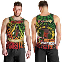 Vanuatu 45th Independence Anniversary Men Tank Top Embracing Our Traditions Shaping Our Future
