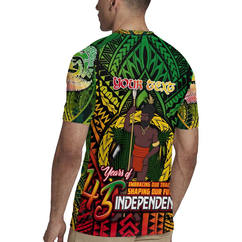 Vanuatu 45th Independence Anniversary Rugby Jersey Embracing Our Traditions Shaping Our Future