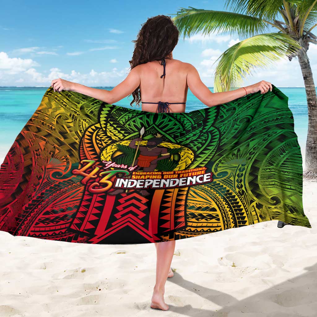 Vanuatu 45th Independence Anniversary Sarong Embracing Our Traditions Shaping Our Future
