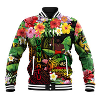 45th Anniversary of Freedom Vanuatu Baseball Jacket Island Pride Cultural Power Pacific Unity