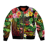 45th Anniversary of Freedom Vanuatu Bomber Jacket Island Pride Cultural Power Pacific Unity