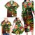 45th Anniversary of Freedom Vanuatu Family Matching Long Sleeve Bodycon Dress and Hawaiian Shirt Island Pride Cultural Power Pacific Unity