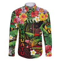 45th Anniversary of Freedom Vanuatu Family Matching Mermaid Dress and Hawaiian Shirt Island Pride Cultural Power Pacific Unity