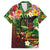 45th Anniversary of Freedom Vanuatu Family Matching Short Sleeve Bodycon Dress and Hawaiian Shirt Island Pride Cultural Power Pacific Unity