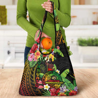 45th Anniversary of Freedom Vanuatu Grocery Bag Island Pride Cultural Power Pacific Unity