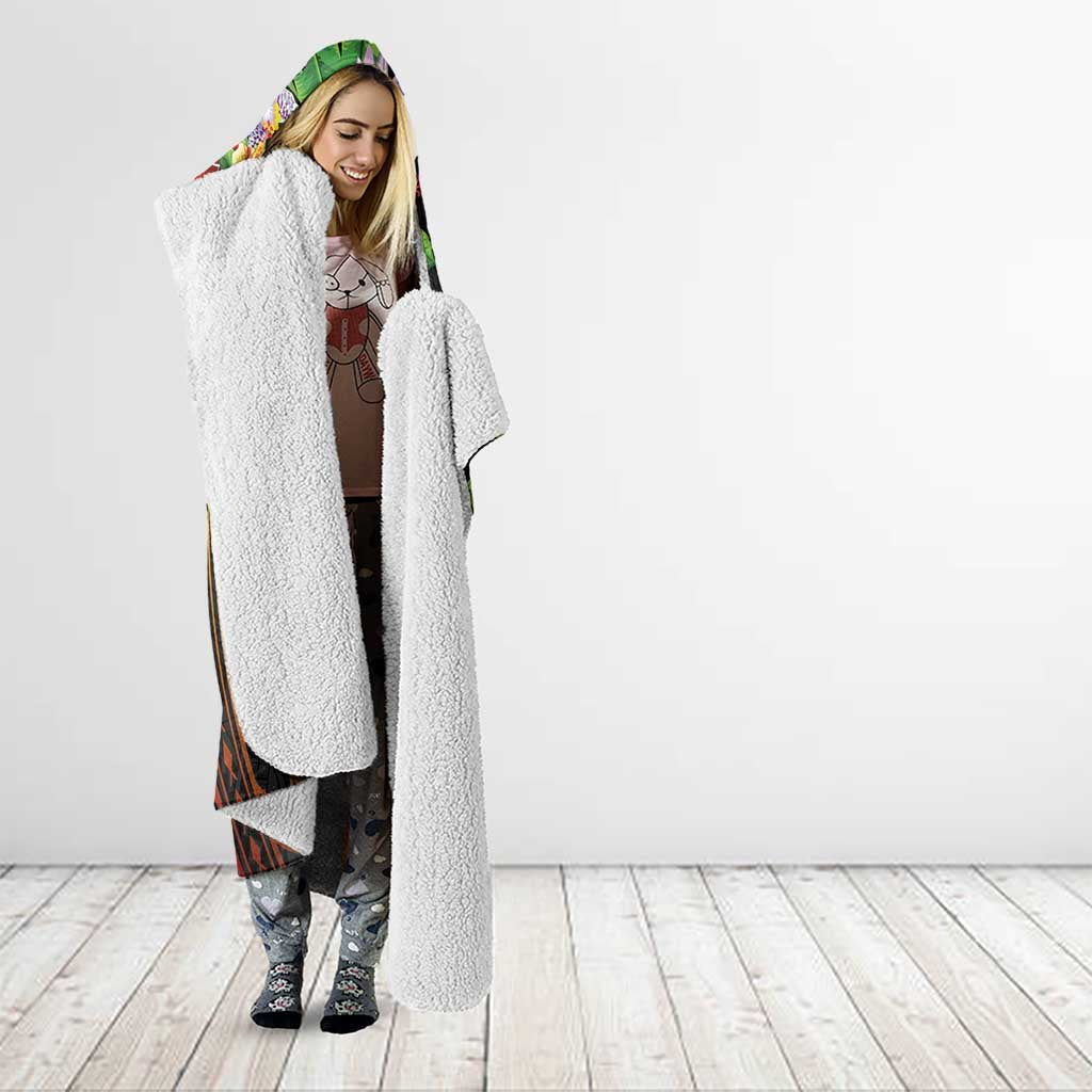 45th Anniversary of Freedom Vanuatu Hooded Blanket Island Pride Cultural Power Pacific Unity