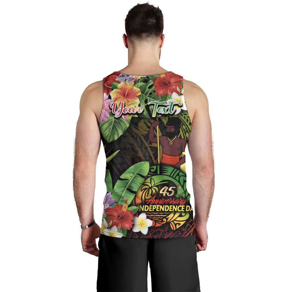 45th Anniversary of Freedom Vanuatu Men Tank Top Island Pride Cultural Power Pacific Unity