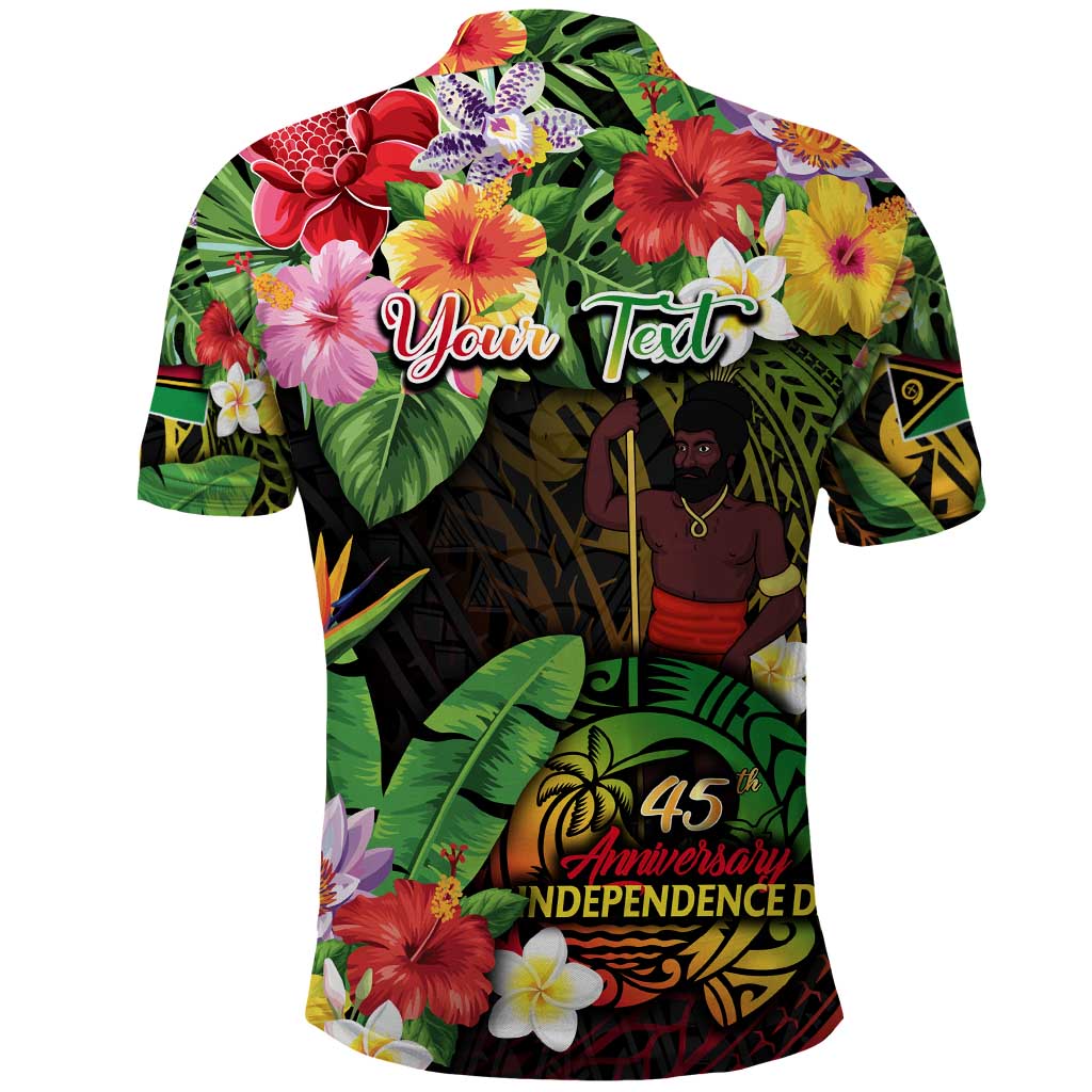 45th Anniversary of Freedom Vanuatu Polo Shirt Island Pride Cultural Power Pacific Unity DT02 - Polynesian Pride