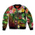 45th Anniversary of Freedom Vanuatu Sleeve Zip Bomber Jacket Island Pride Cultural Power Pacific Unity