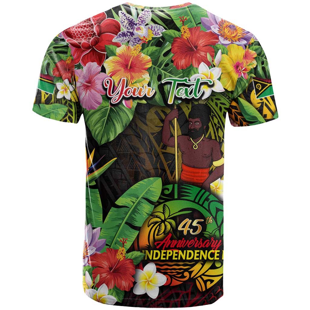 45th Anniversary of Freedom Vanuatu T Shirt Island Pride Cultural Power Pacific Unity