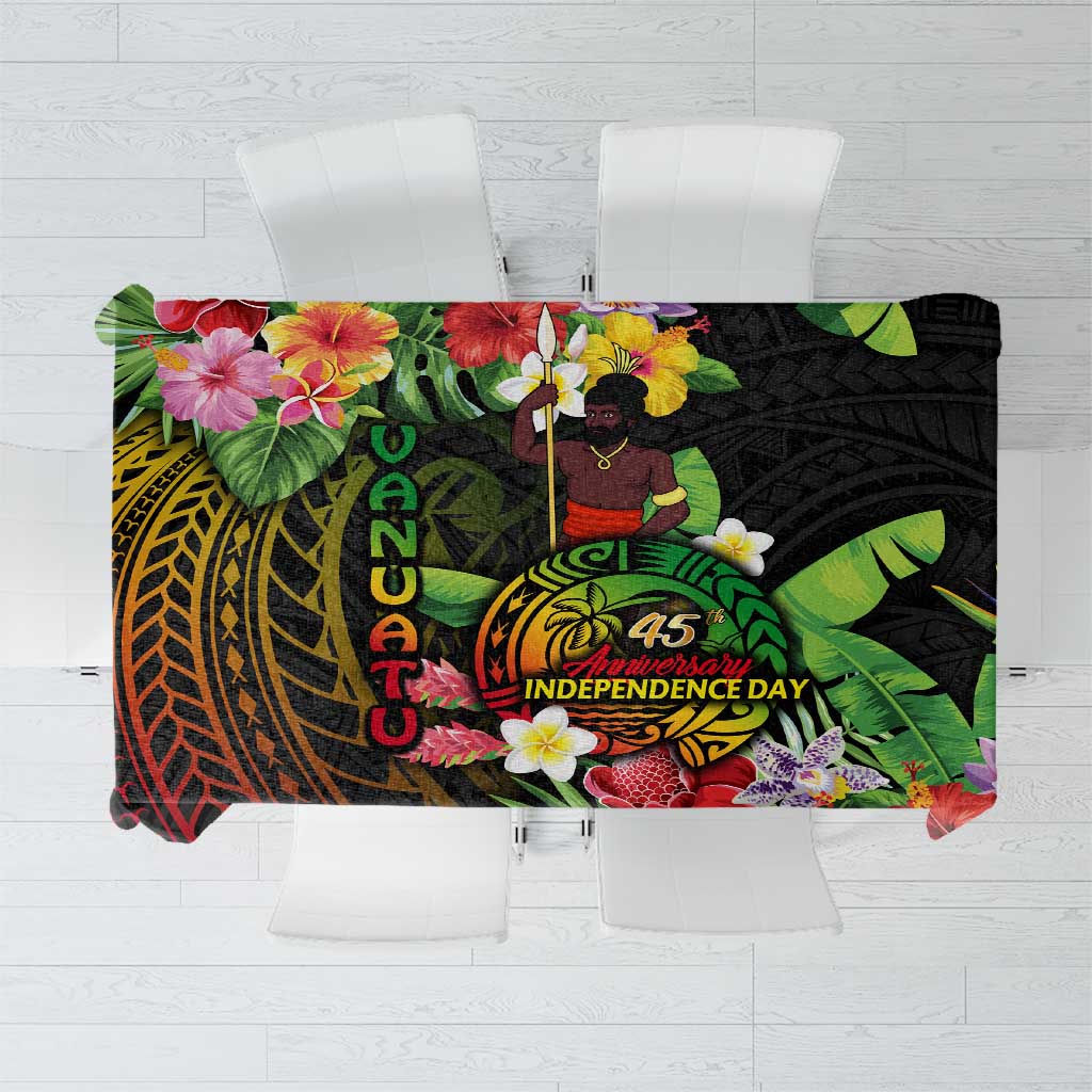 45th Anniversary of Freedom Vanuatu Tablecloth Island Pride Cultural Power Pacific Unity