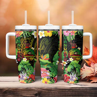 45th Anniversary of Freedom Vanuatu Tumbler With Handle Island Pride Cultural Power Pacific Unity