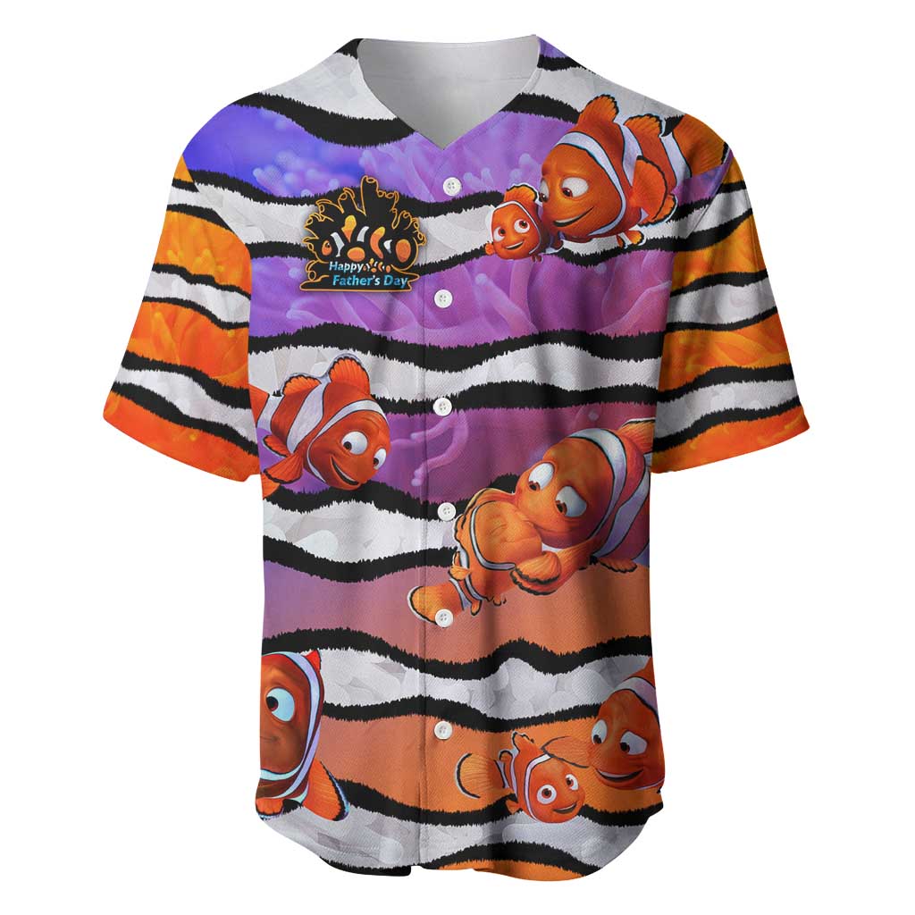 The Ocean Best Dad Baseball Jersey Like Marlin Happy Fathers Day To a True Hero - Polynesian Pride