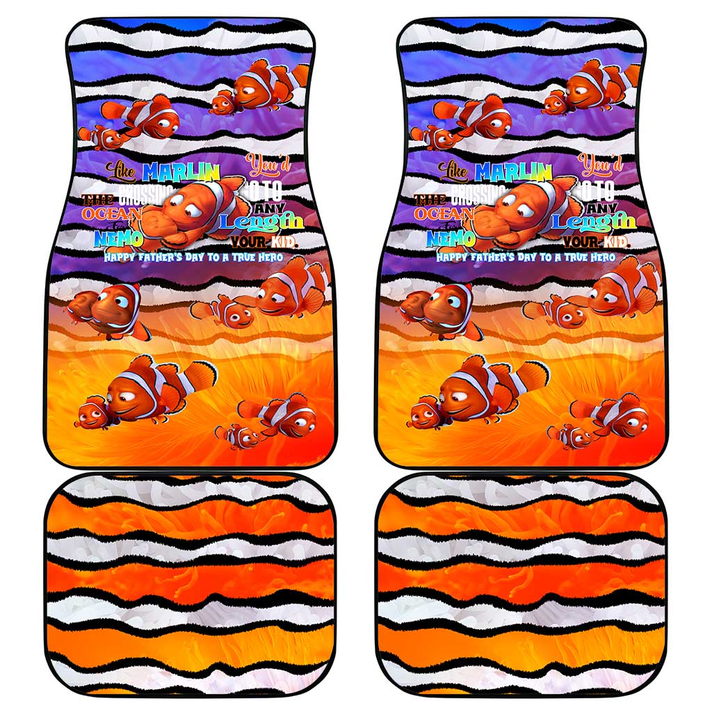 The Ocean Best Dad Car Mats Like Marlin Happy Fathers Day To a True Hero - Polynesian Pride