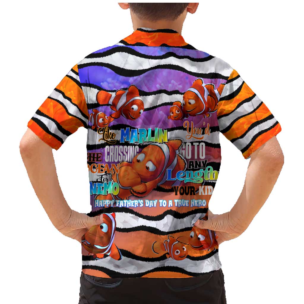 The Ocean Best Dad Family Matching Mermaid Dress and Hawaiian Shirt Like Marlin Happy Fathers Day To a True Hero - Polynesian Pride