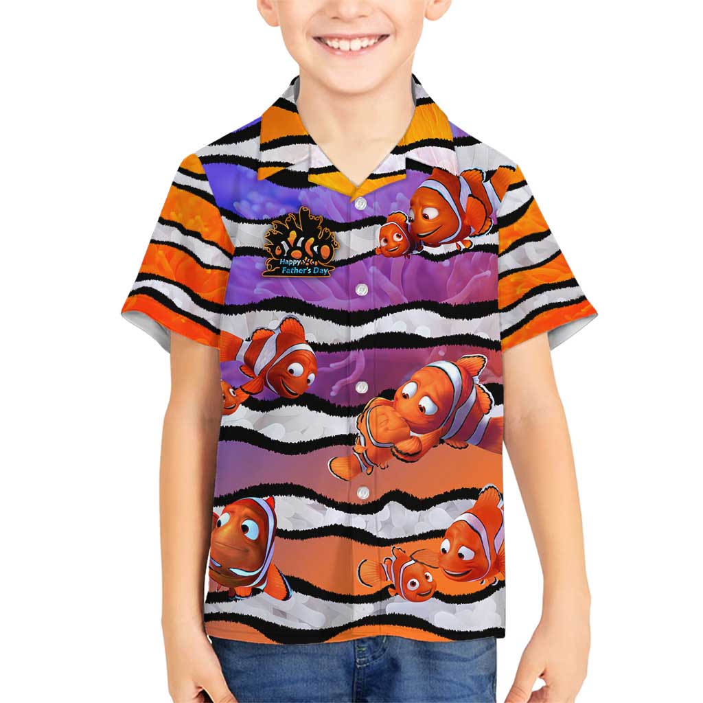 The Ocean Best Dad Family Matching Puletasi and Hawaiian Shirt Like Marlin Happy Fathers Day To a True Hero DT02 Son's Shirt Art - Polynesian Pride