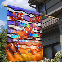 The Ocean Best Dad Garden Flag Like Marlin Happy Fathers Day To a True Hero - Polynesian Pride