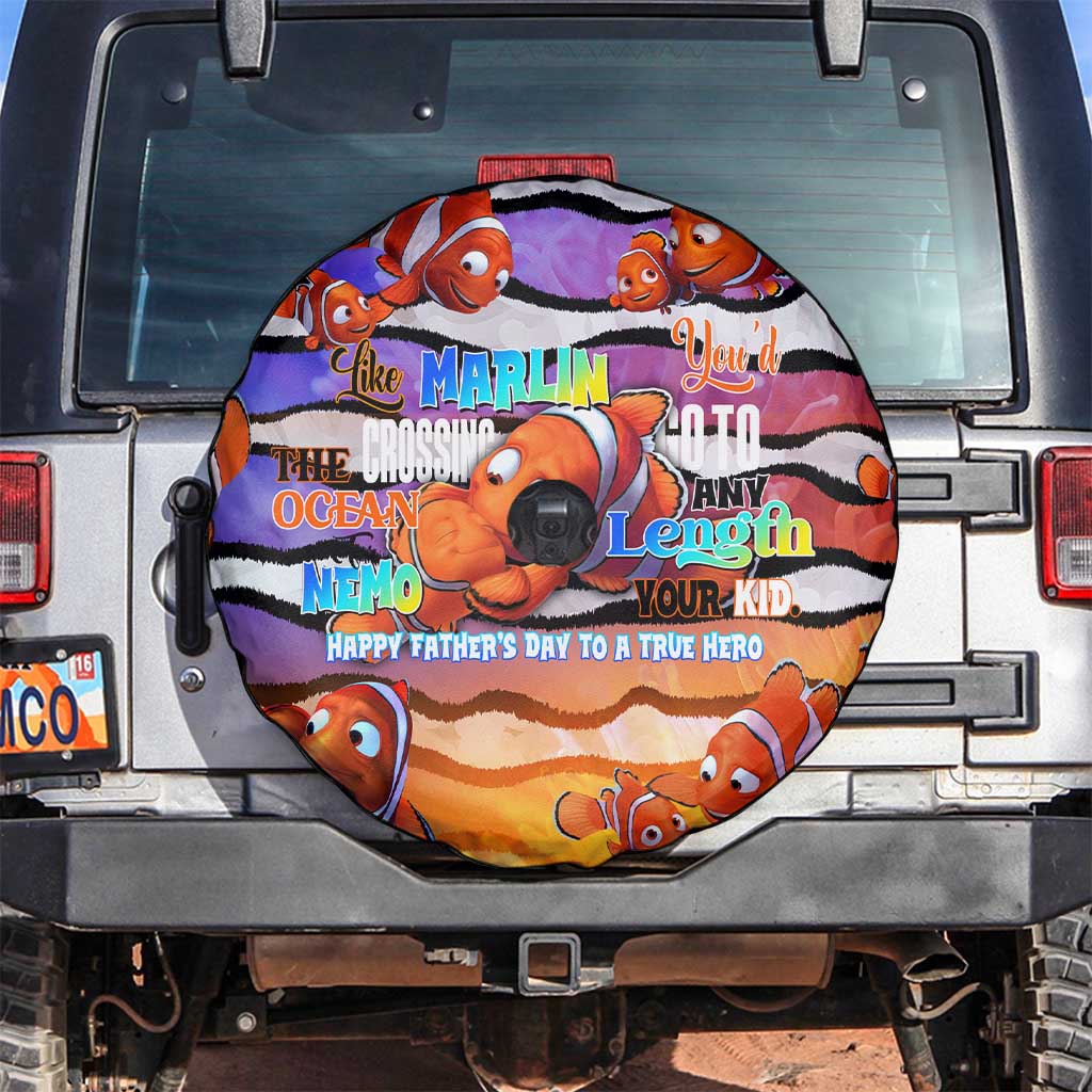 The Ocean Best Dad Spare Tire Cover Like Marlin Happy Fathers Day To a True Hero - Polynesian Pride
