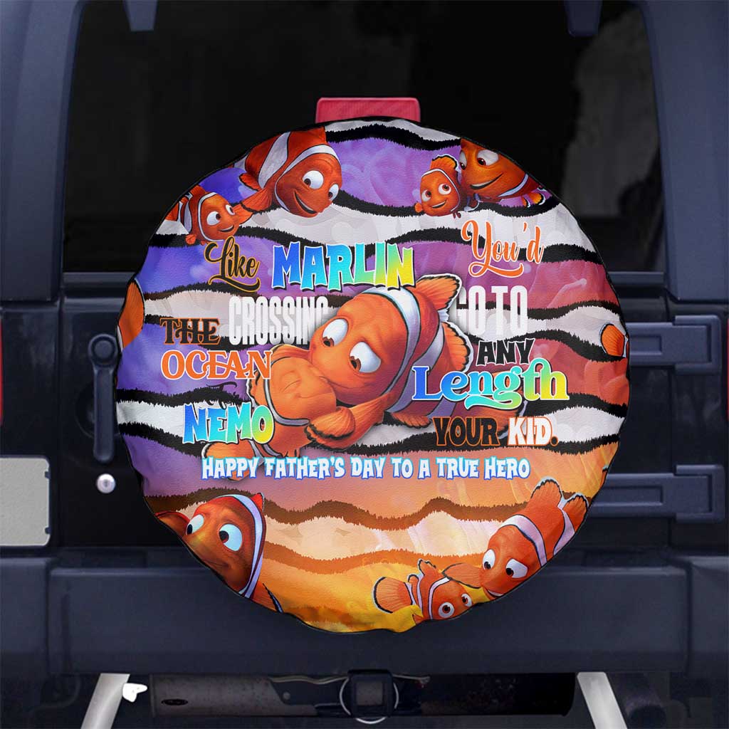 The Ocean Best Dad Spare Tire Cover Like Marlin Happy Fathers Day To a True Hero - Polynesian Pride