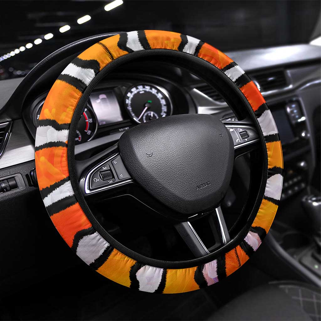The Ocean Best Dad Steering Wheel Cover Like Marlin Happy Fathers Day To a True Hero - Polynesian Pride