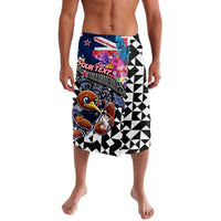 Personalized Kiwi New Zealand Rugby Lavalava Kiwis Mascot Tropical Pattern