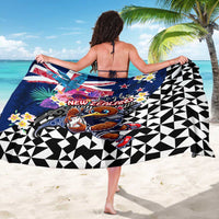 Kiwi New Zealand Rugby Sarong Kiwis Mascot Tropical Pattern