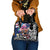 Kiwi New Zealand Rugby Shoulder Handbag Kiwis Mascot Tropical Pattern