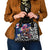Kiwi New Zealand Rugby Shoulder Handbag Kiwis Mascot Tropical Pattern