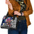 Kiwi New Zealand Rugby Shoulder Handbag Kiwis Mascot Tropical Pattern