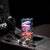 Kiwi New Zealand Rugby Skinny Tumbler Kiwis Mascot Tropical Pattern