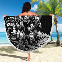 All Black Brothers Rugby Beach Blanket New Zealand Maori Haka