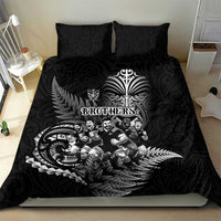 All Black Brothers Rugby Bedding Set New Zealand Maori Haka