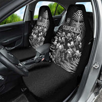 All Black Brothers Rugby Car Seat Cover New Zealand Maori Haka